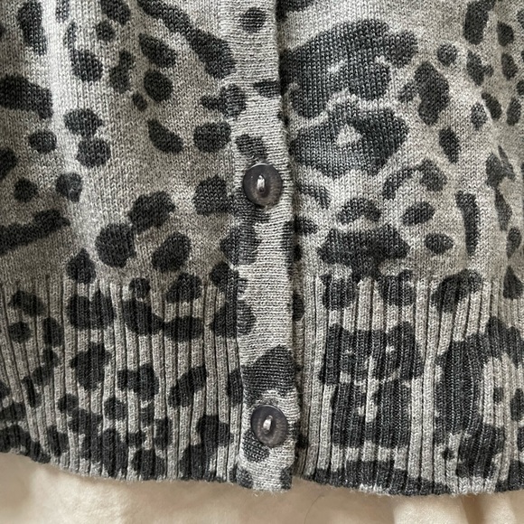 LINE Cheetah Print Cardigan - Picture 2 of 6